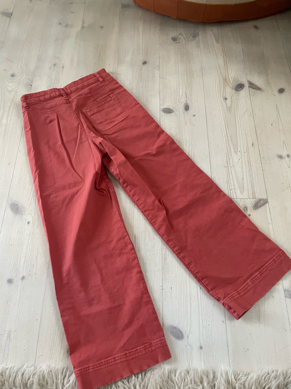 Marine Layer Rust-Orange Bootcut High-Rise Pants - Picture 3 of 3